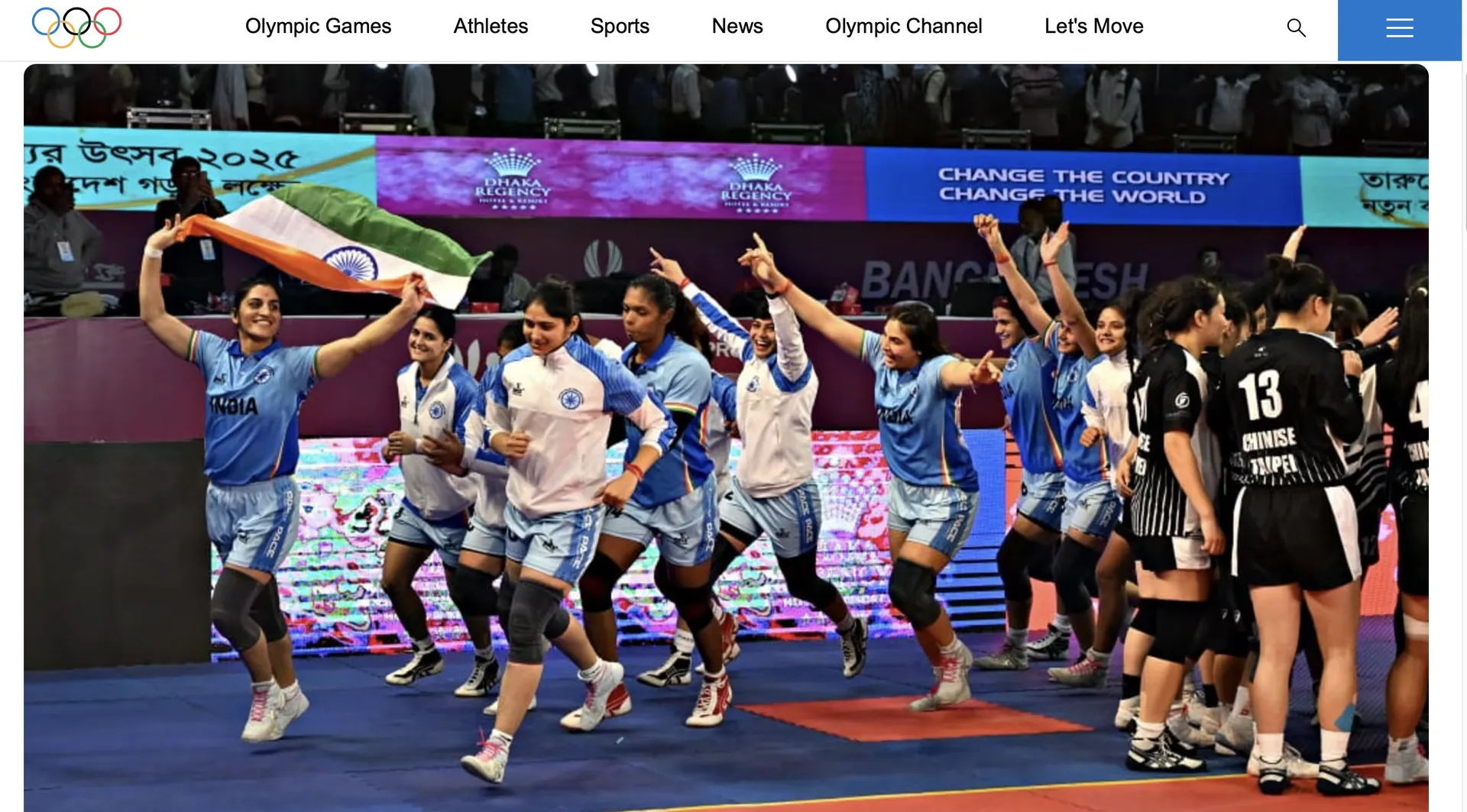 In Olympics